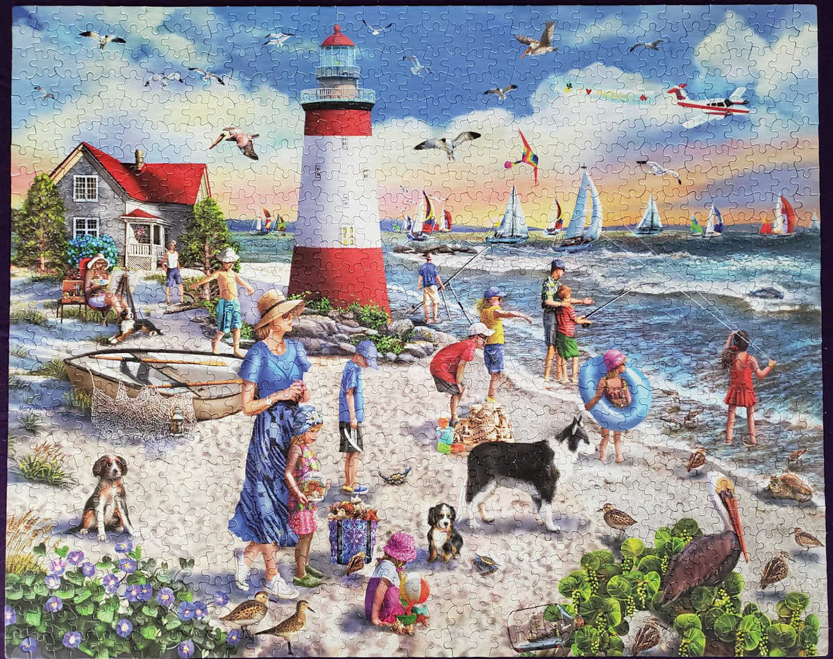 Beach Fun Puzzle from White Mountain