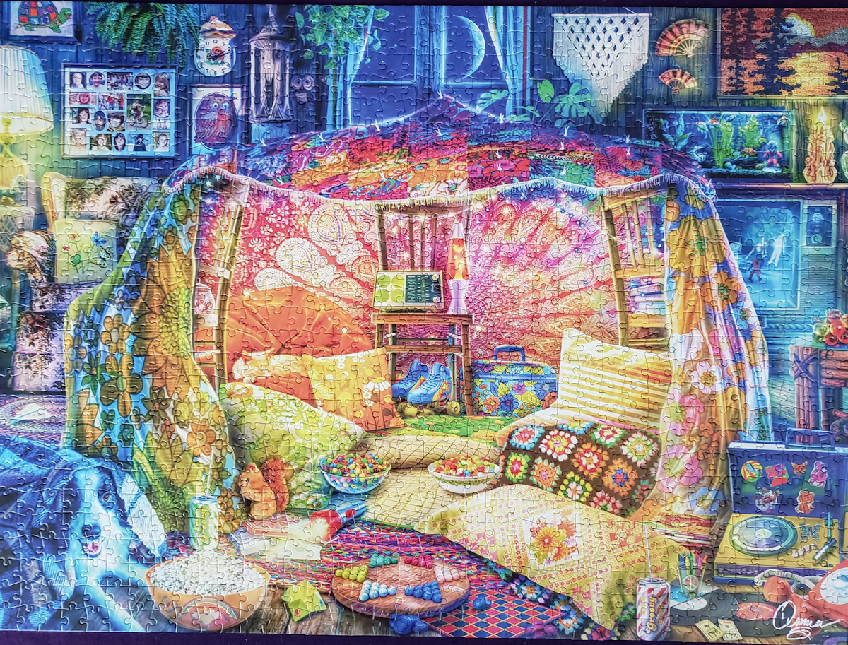 Blanket Fort 1979 Puzzle from Buffalo