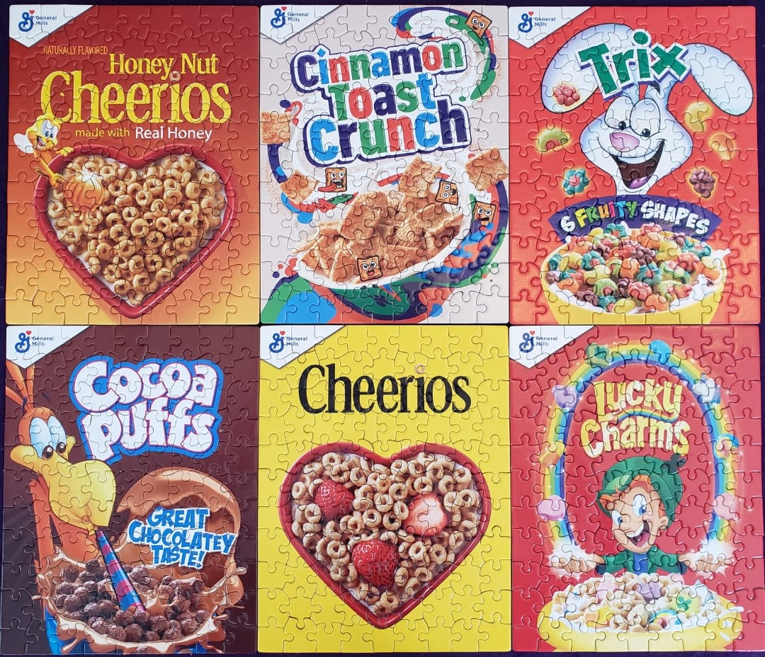 Cereal Box Puzzle Set by White Mountain