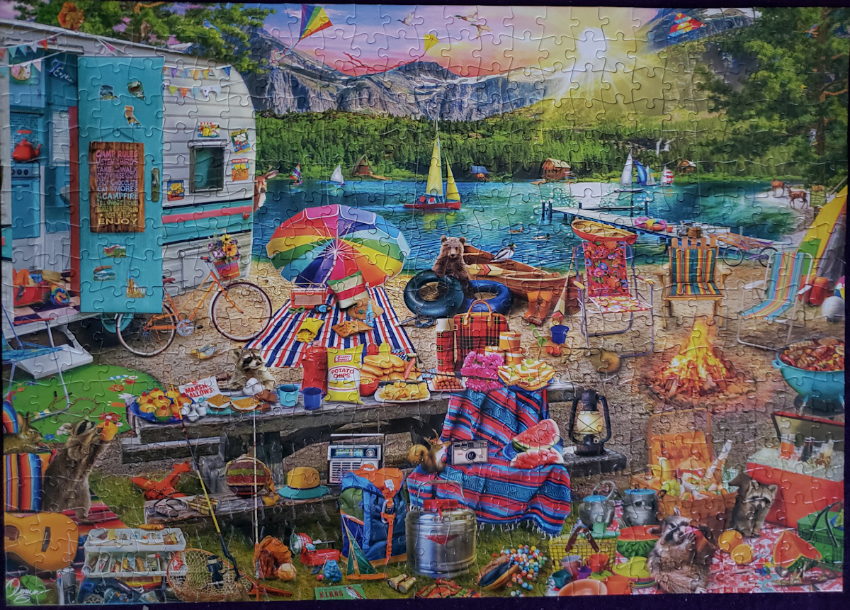 Family Campsite Puzzle by Buffalo