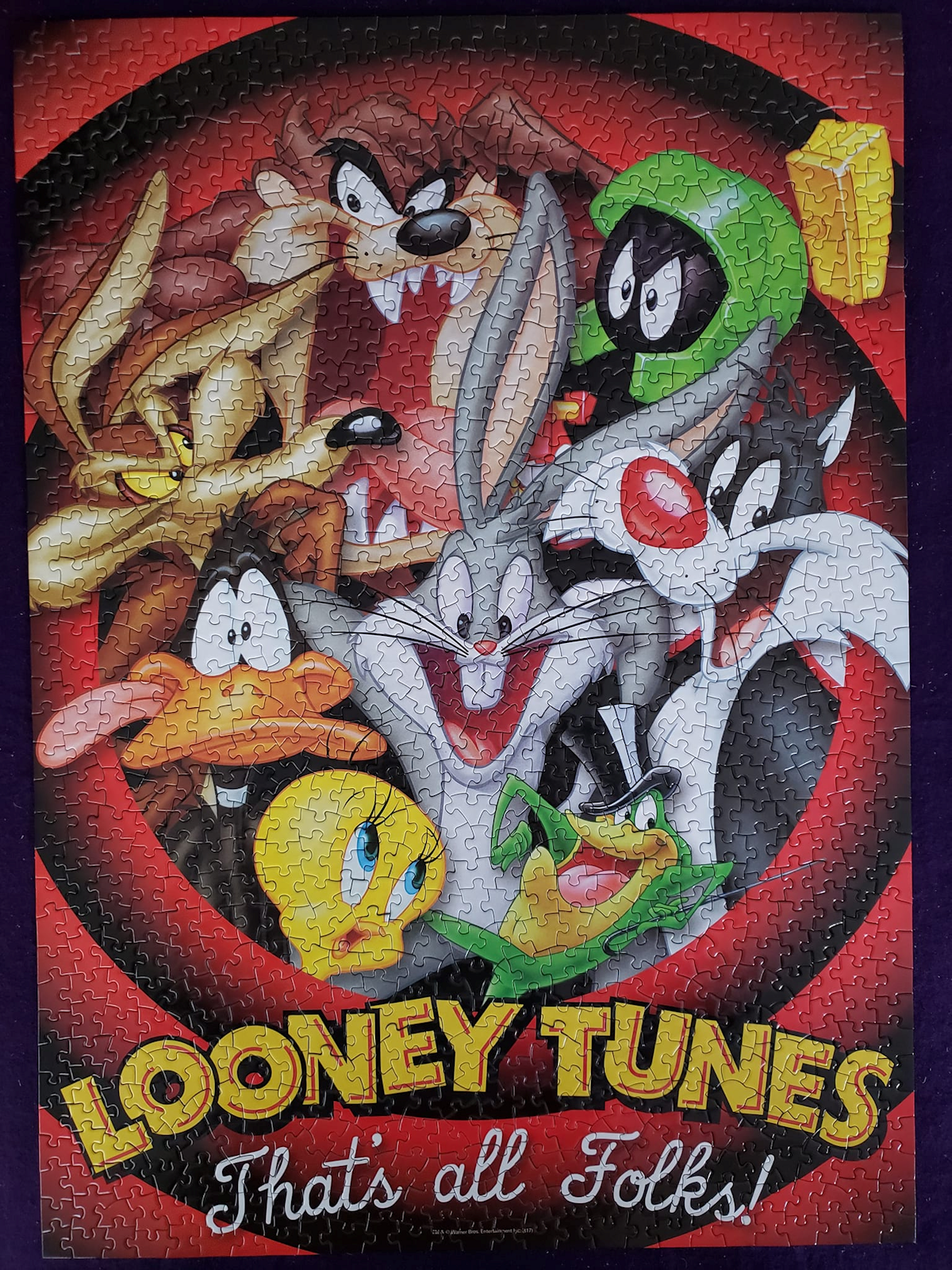 Looney Tunes That's All Folks Puzzle by Aquarius