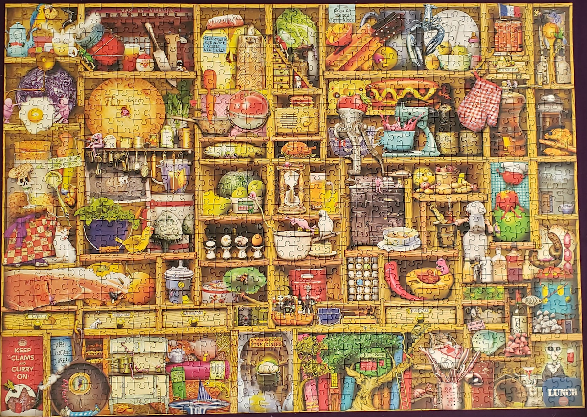 The Kitchen Cupboard Puzzle by Ravensburger