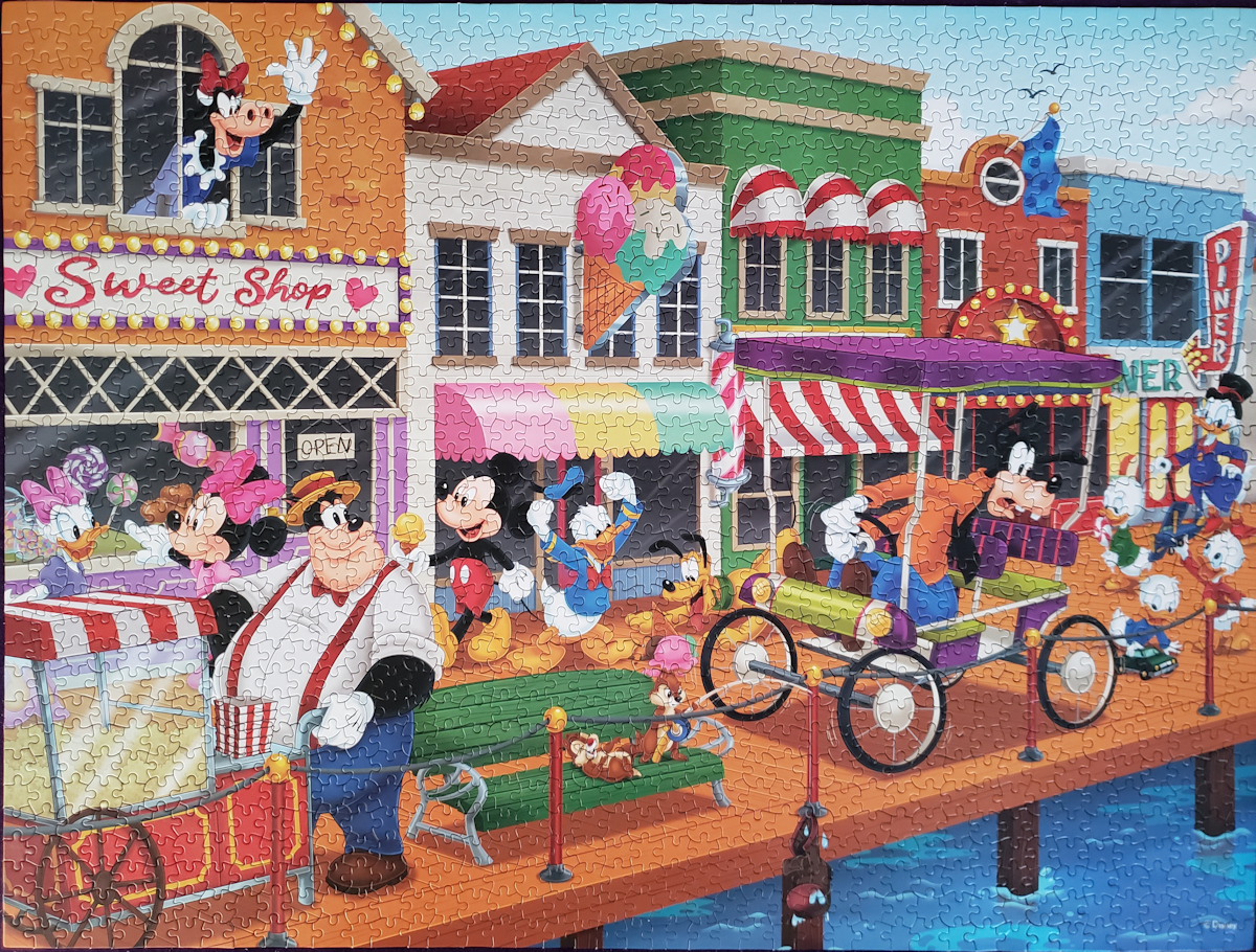 Mickey and Friends Boardwalk Fun Puzzle By Ceaco