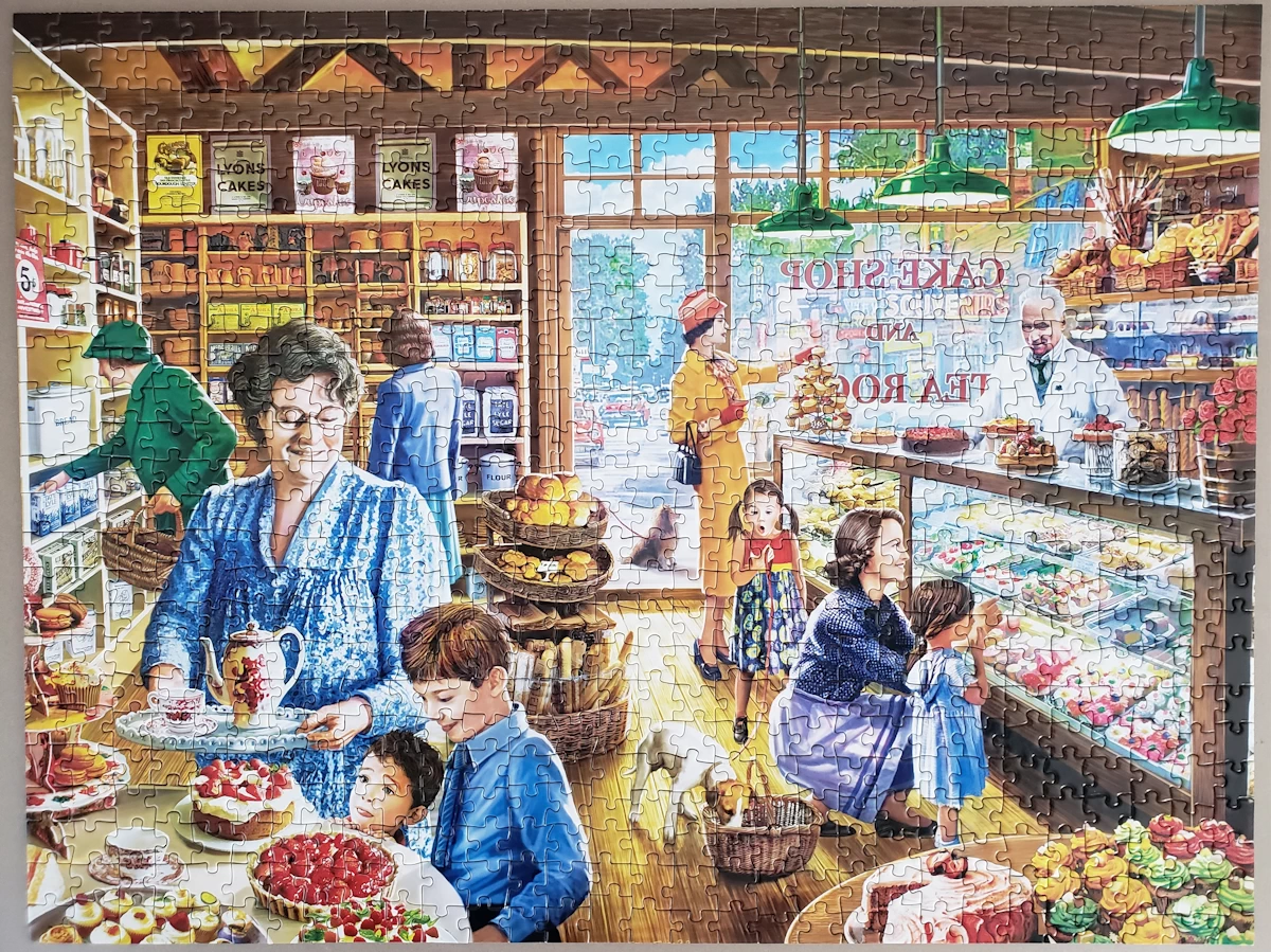Shopkeepers Cakes and Treats Puzzle from MasterPieces