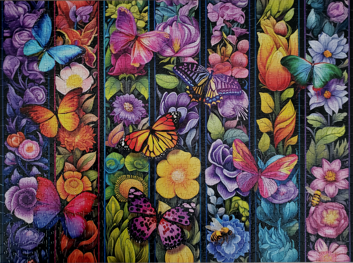 Flowers and Flyers Puzzle from Buffalo Games
