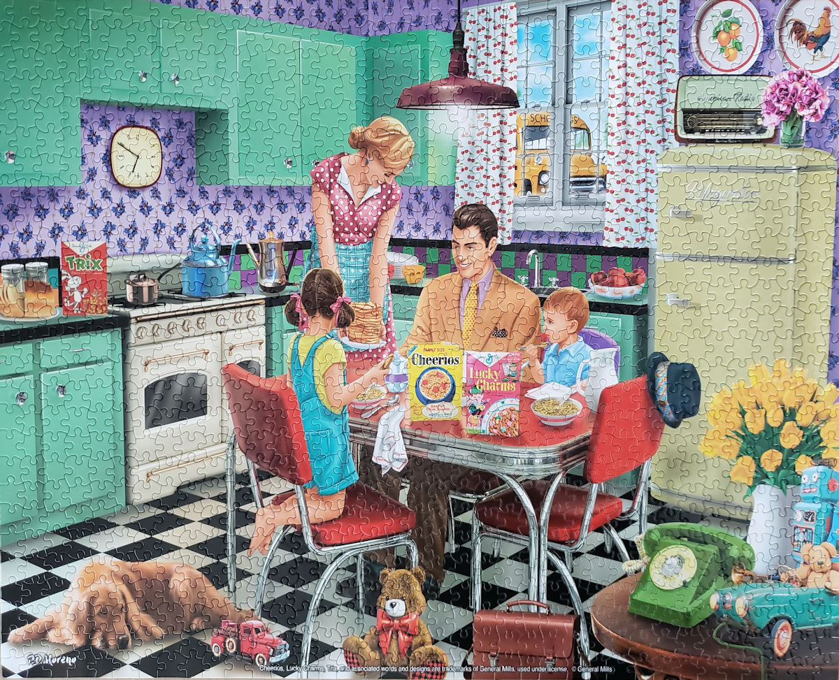 Breakfast Table Puzzle from White Mountain
