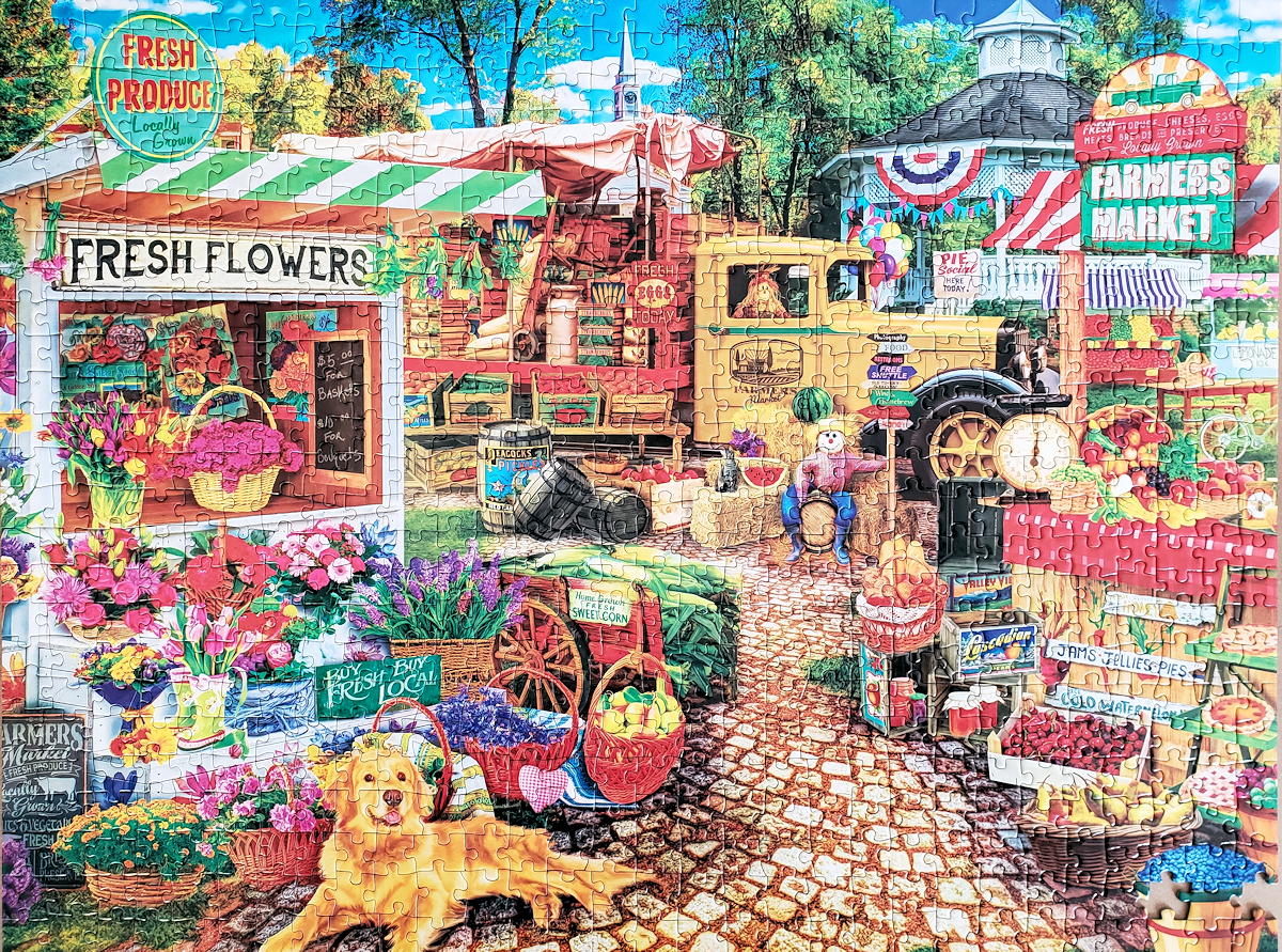 Farmer's Market Sale on the Square Puzzle from MasterPieces
