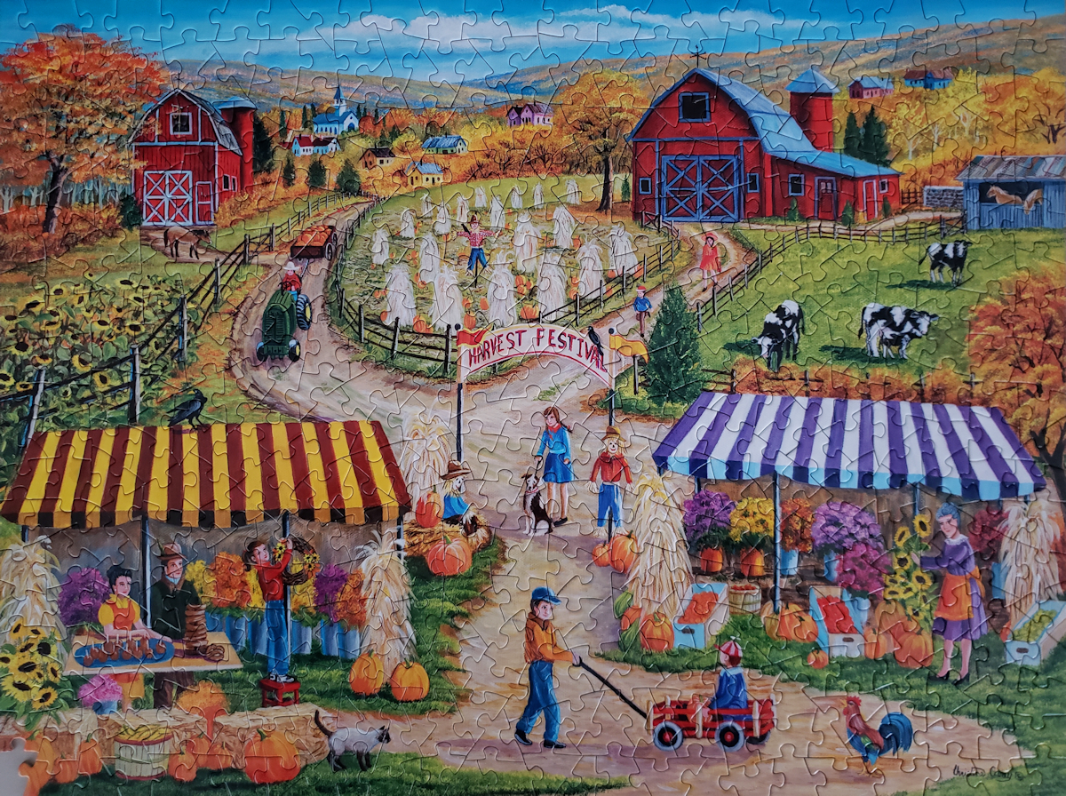 Terrie's Fall Festival Puzzle from Bits and Pieces