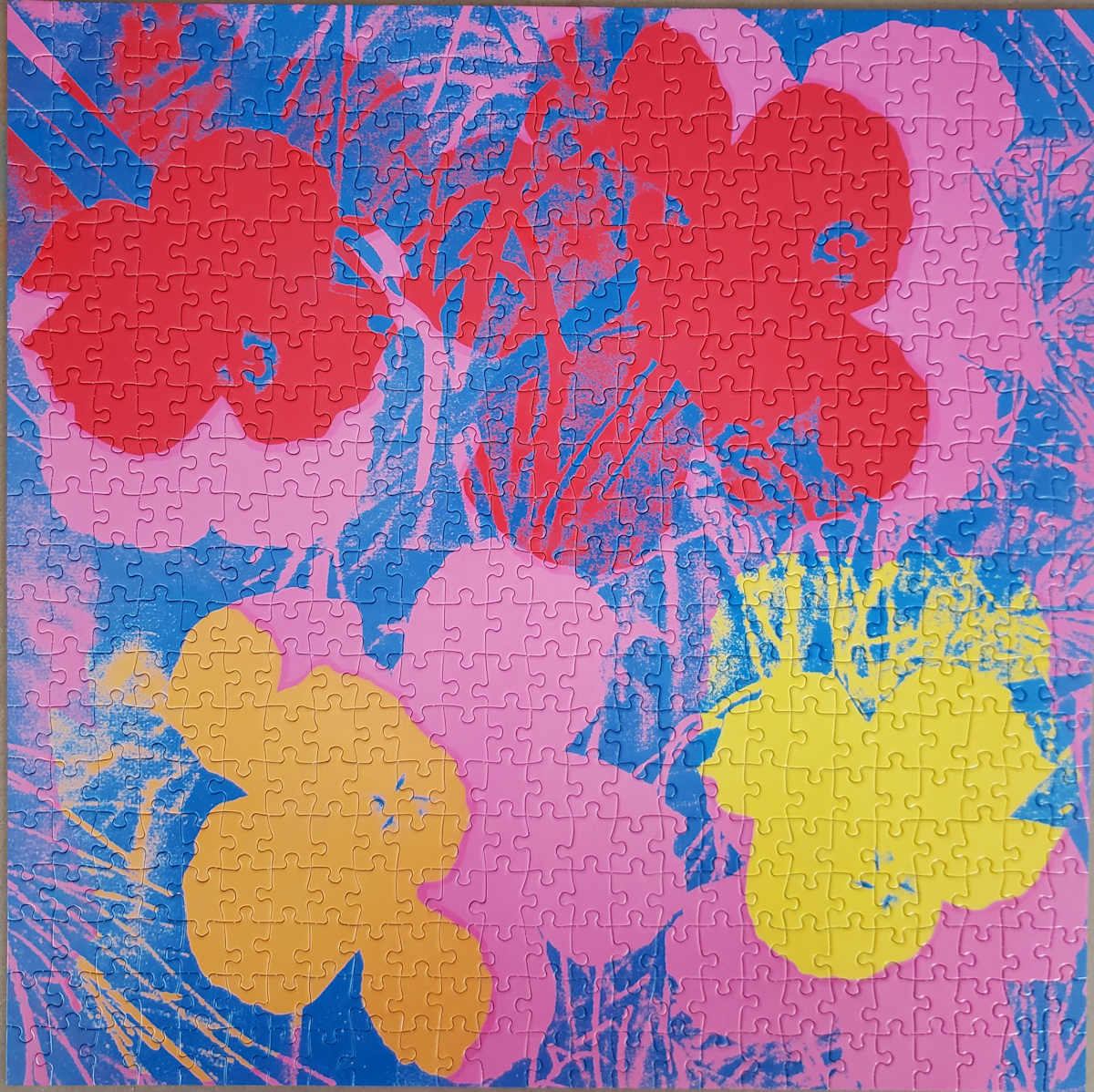 Andy Warhol Flowers Puzzle from Galison