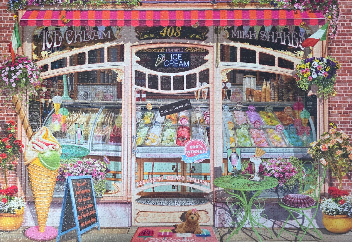 Ice Cream Shop Window Puzzle from Ceaco