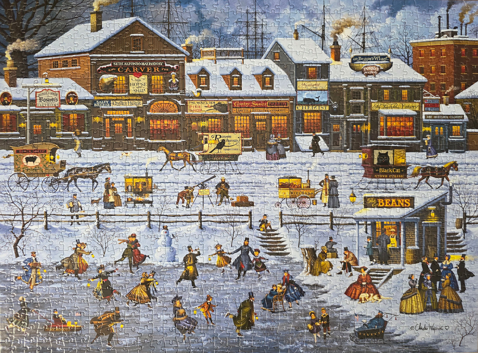 Bostonians and Beans Puzzle from Buffalo Games