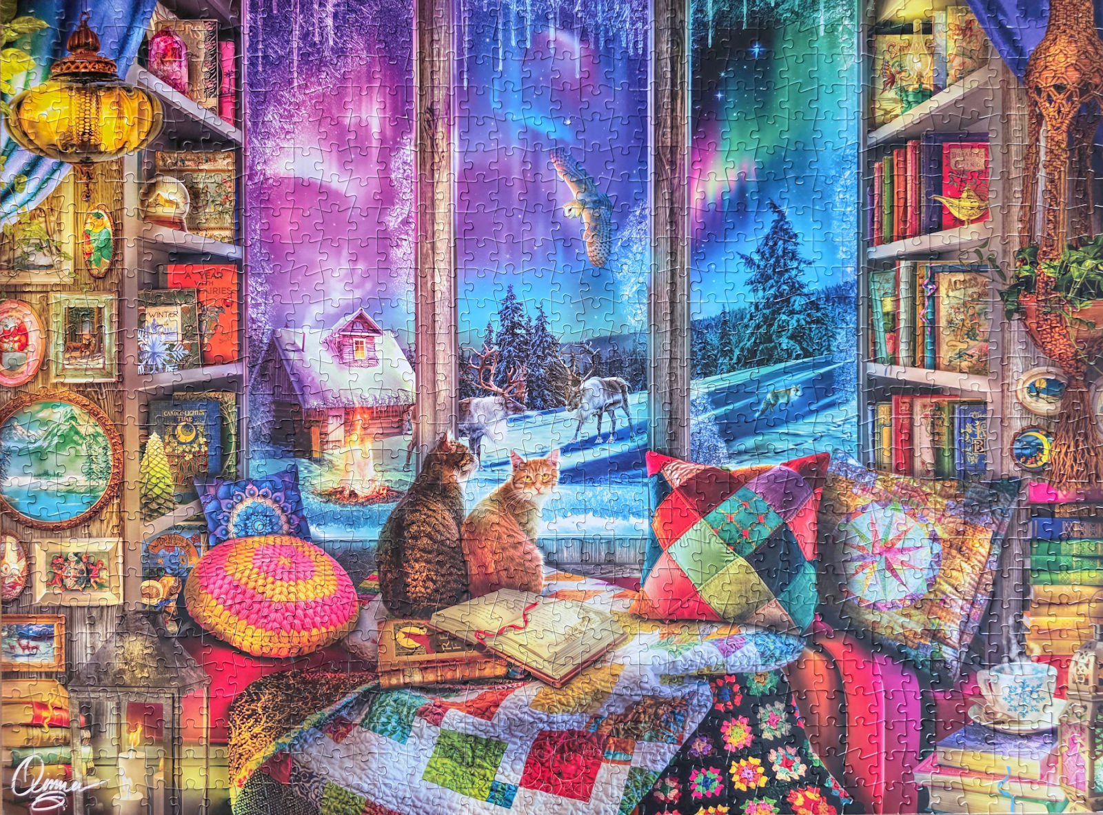 Winter Reading Nook Puzzle from Buffalo Games