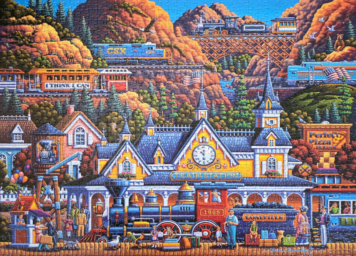 Train Station Puzzle from Dowdle