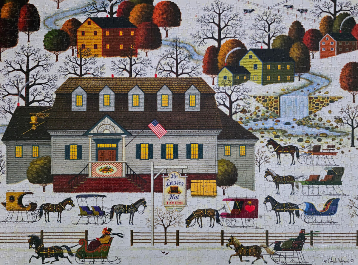 Beaver Hat Tavern Puzzle from Buffalo Games