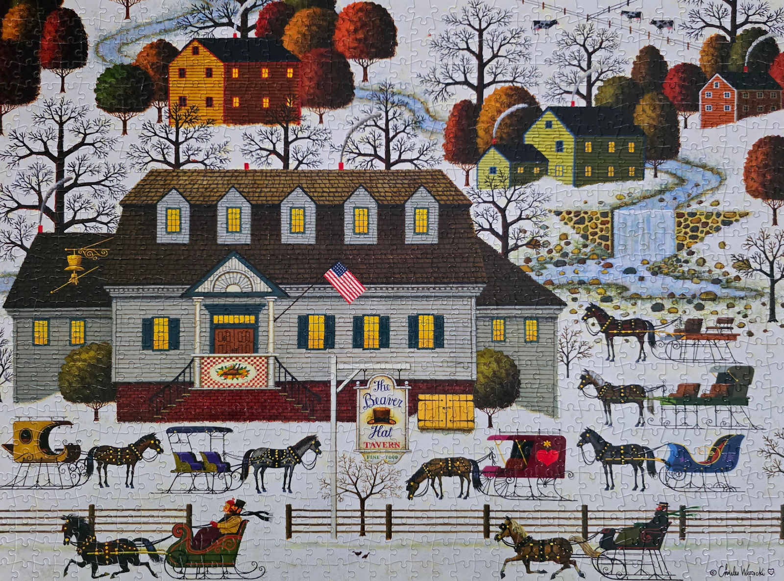 Beaver Hat Tavern Puzzle from Buffalo Games