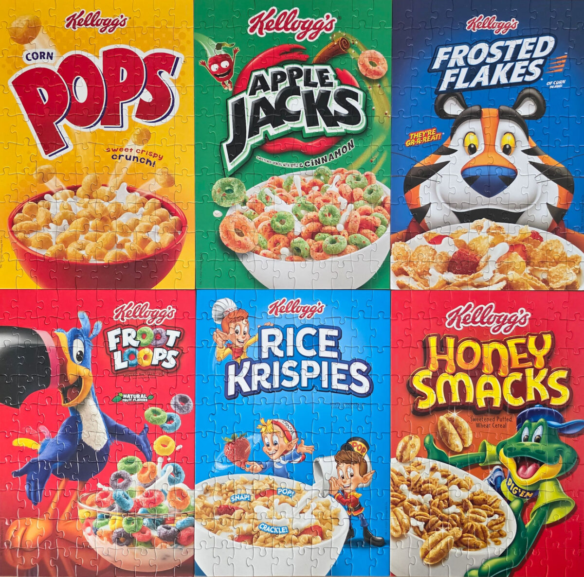 Breakfast Cereal Puzzles From Kellogg's