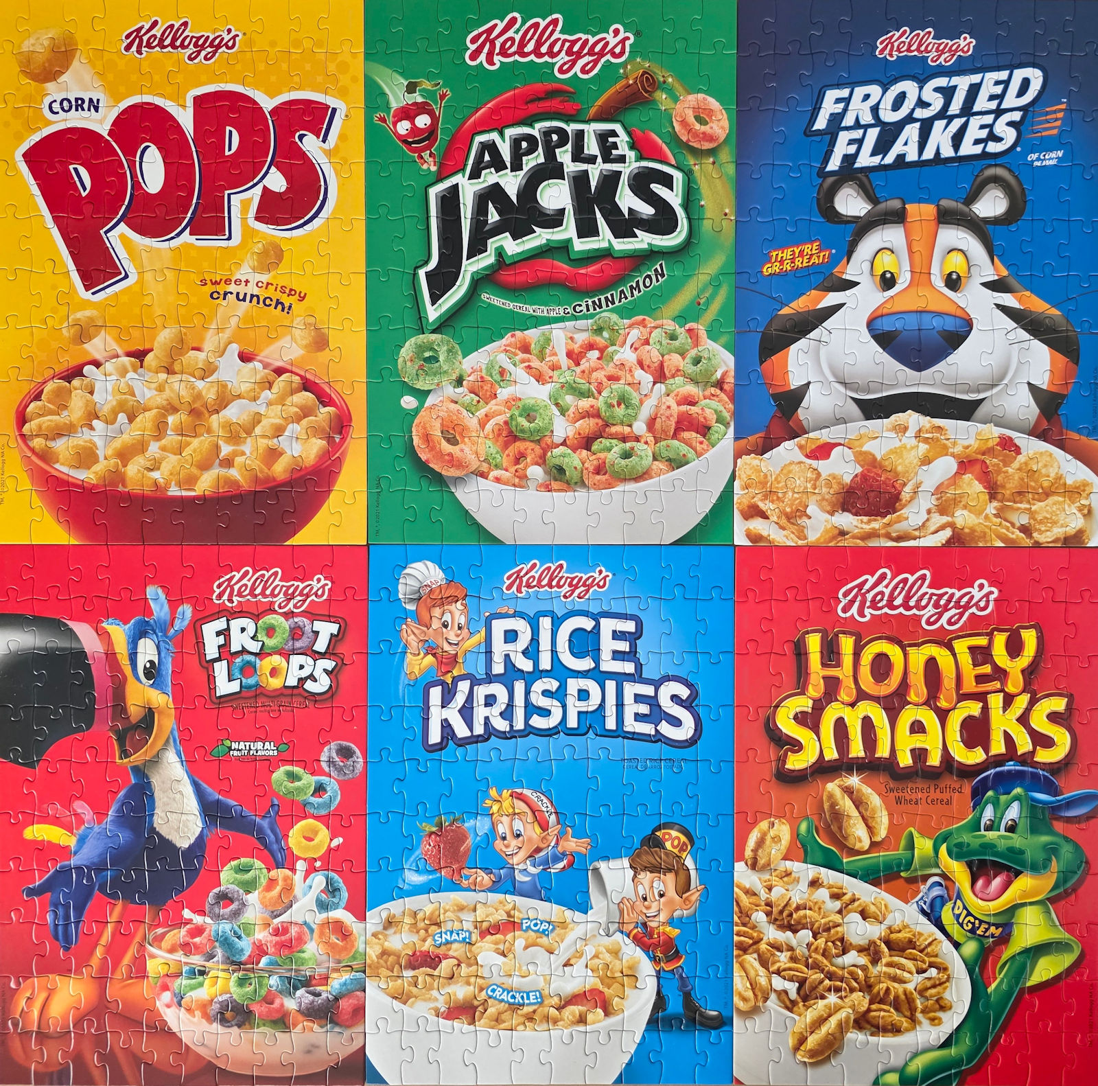 Breakfast Cereal Puzzles From Kellogg's