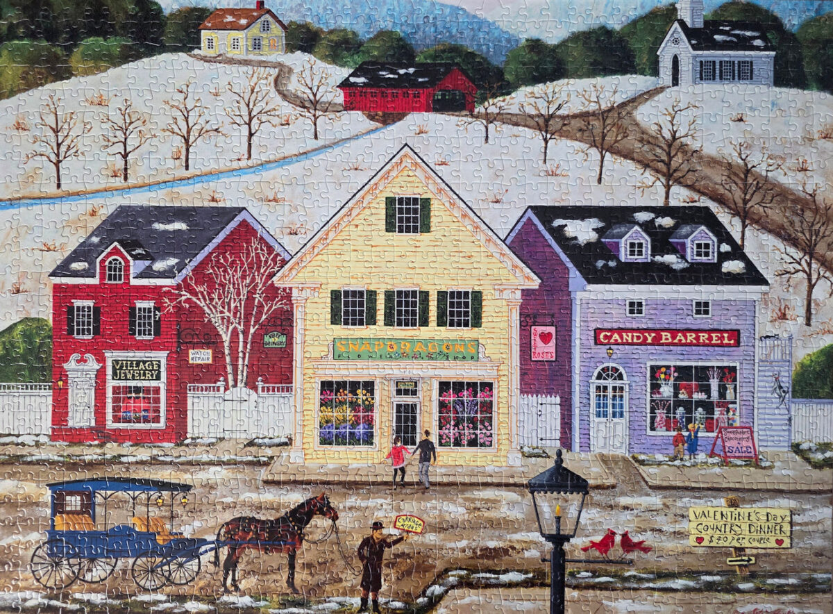 Roses At Snapdragons Puzzle from Buffalo Games