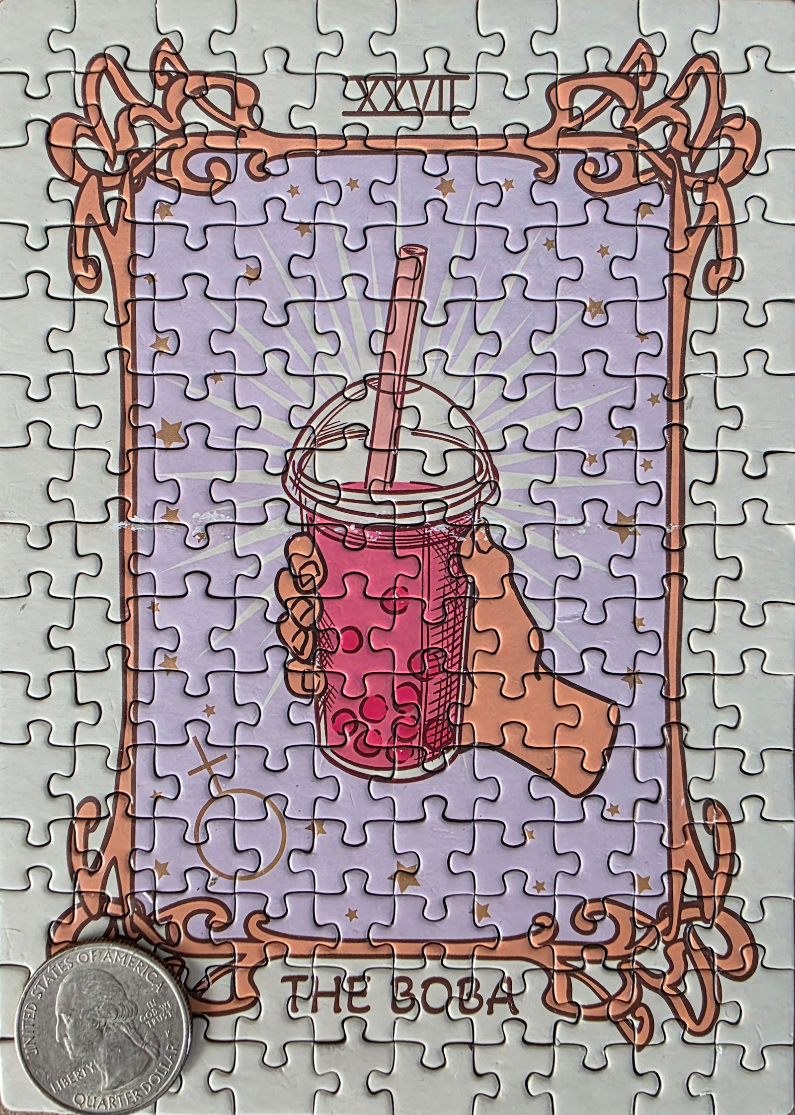 The Boba Tarot Micro Puzzle from Games Hub