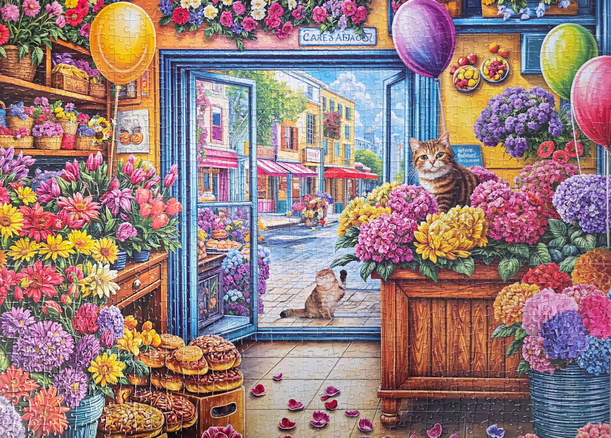 Flower Shop Puzzle from HUADADA