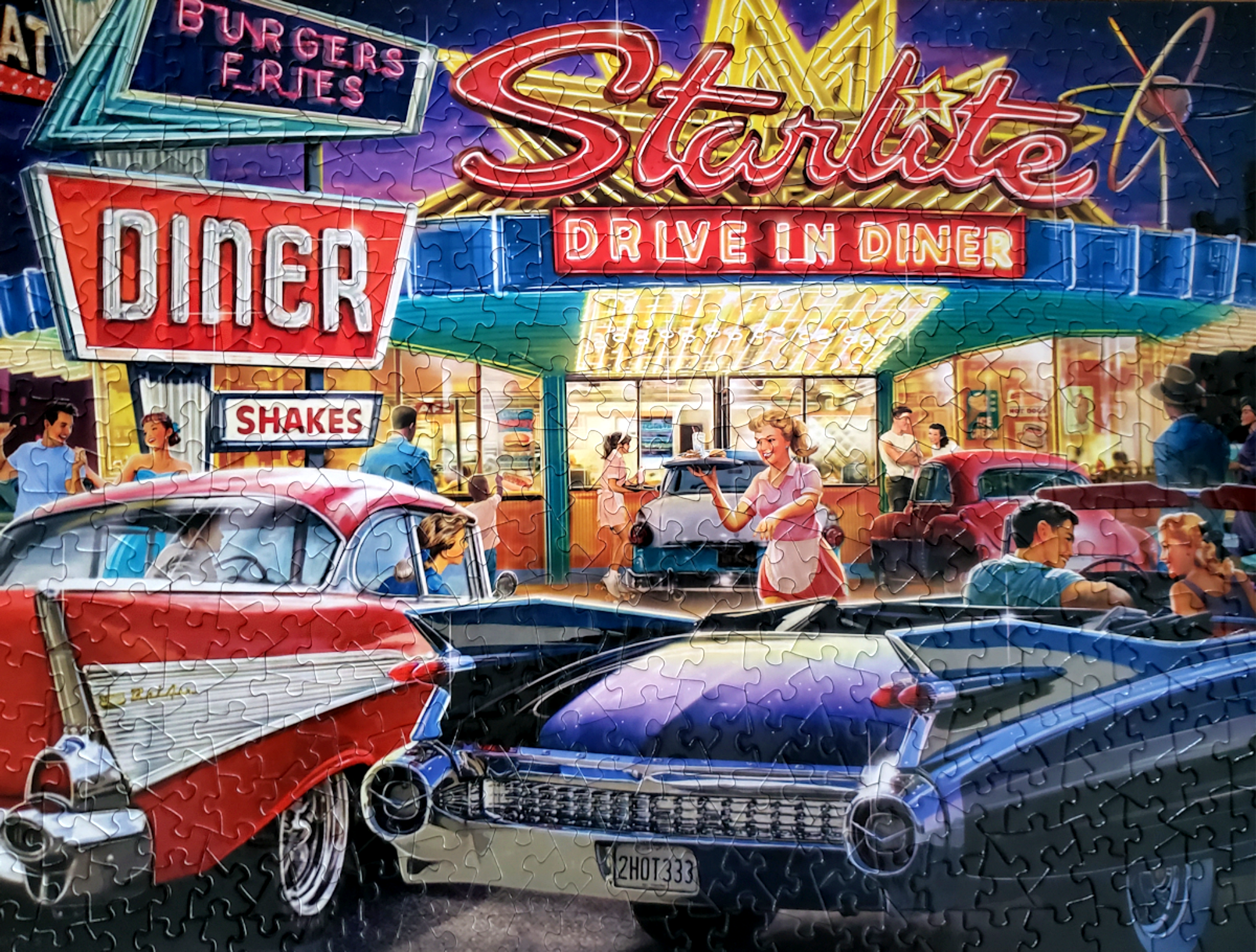 50s Starlite Diner Puzzle from Bits and Pieces