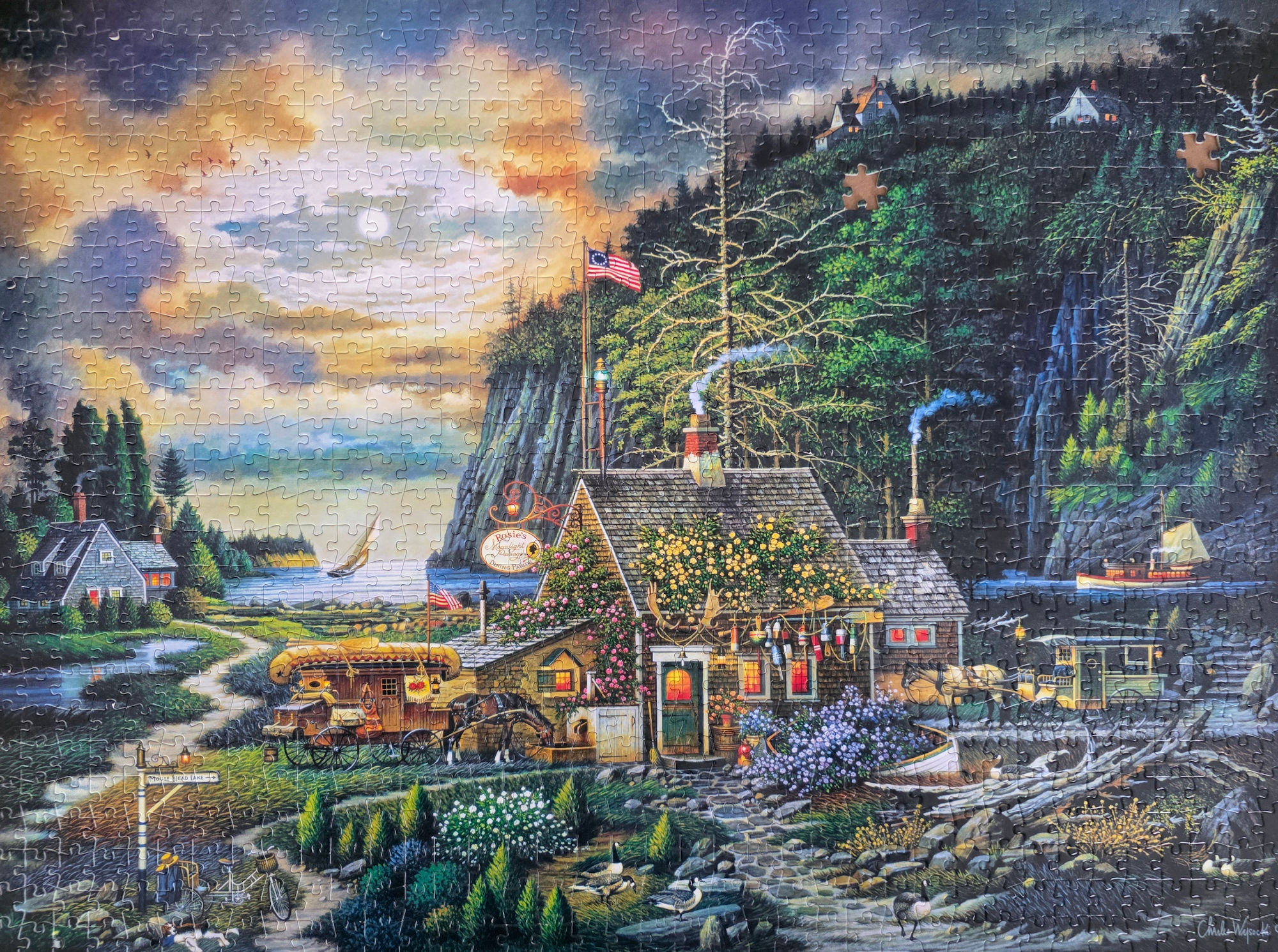 Moonlight and Roses Puzzle from Buffalo Games
