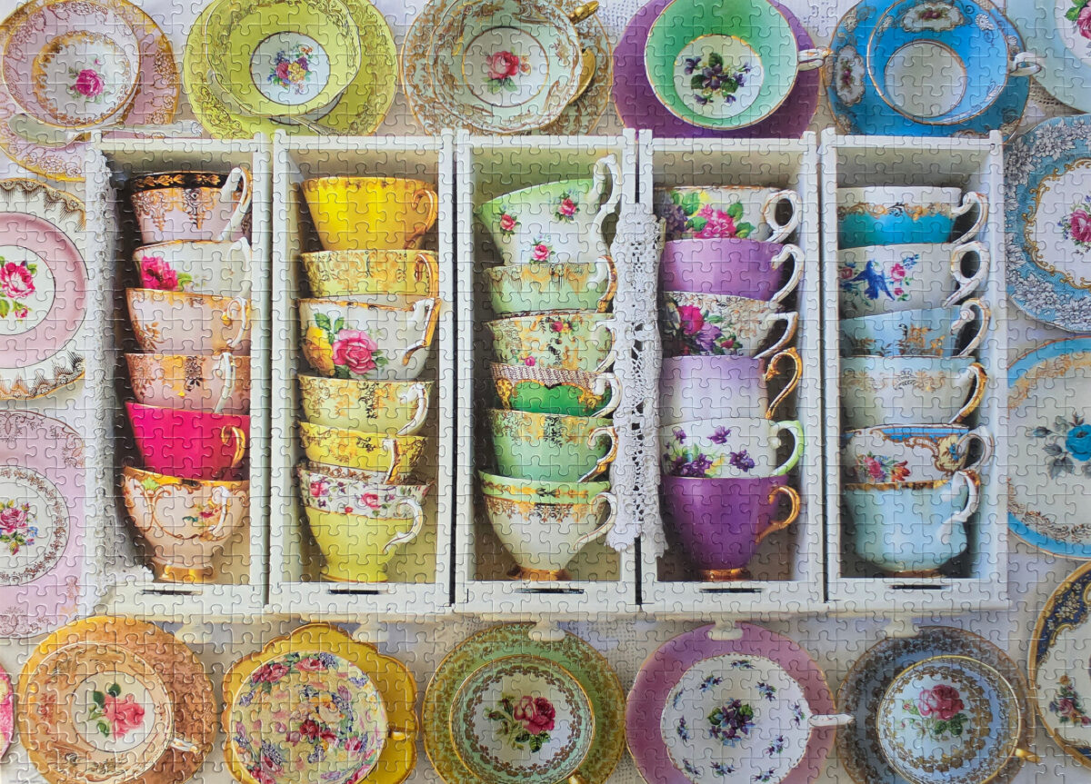 Colorful Tea Cups Puzzle from EuroGraphics