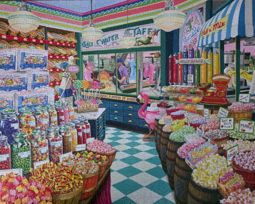 Taffy Shop Puzzle from White Mountain