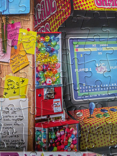 Pixels and Pizza Puzzle from Buffalo Games