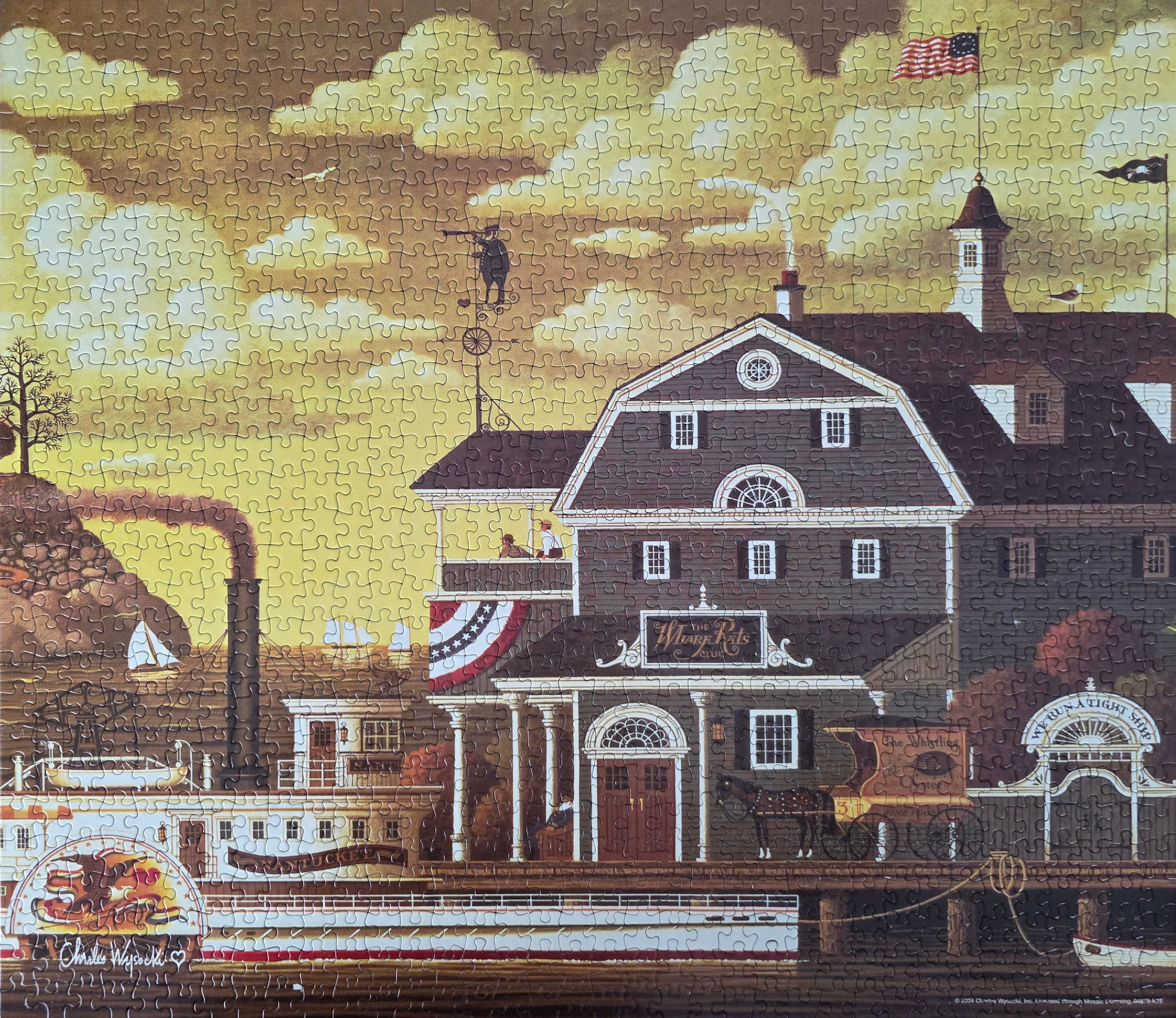 Fairhaven by the Sea Puzzle from Milton Bradley