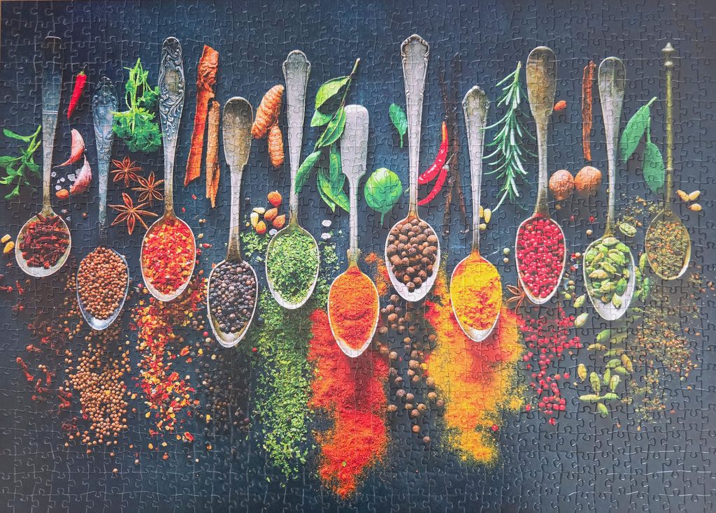 Spices on Spoons Puzzle from HUADADA